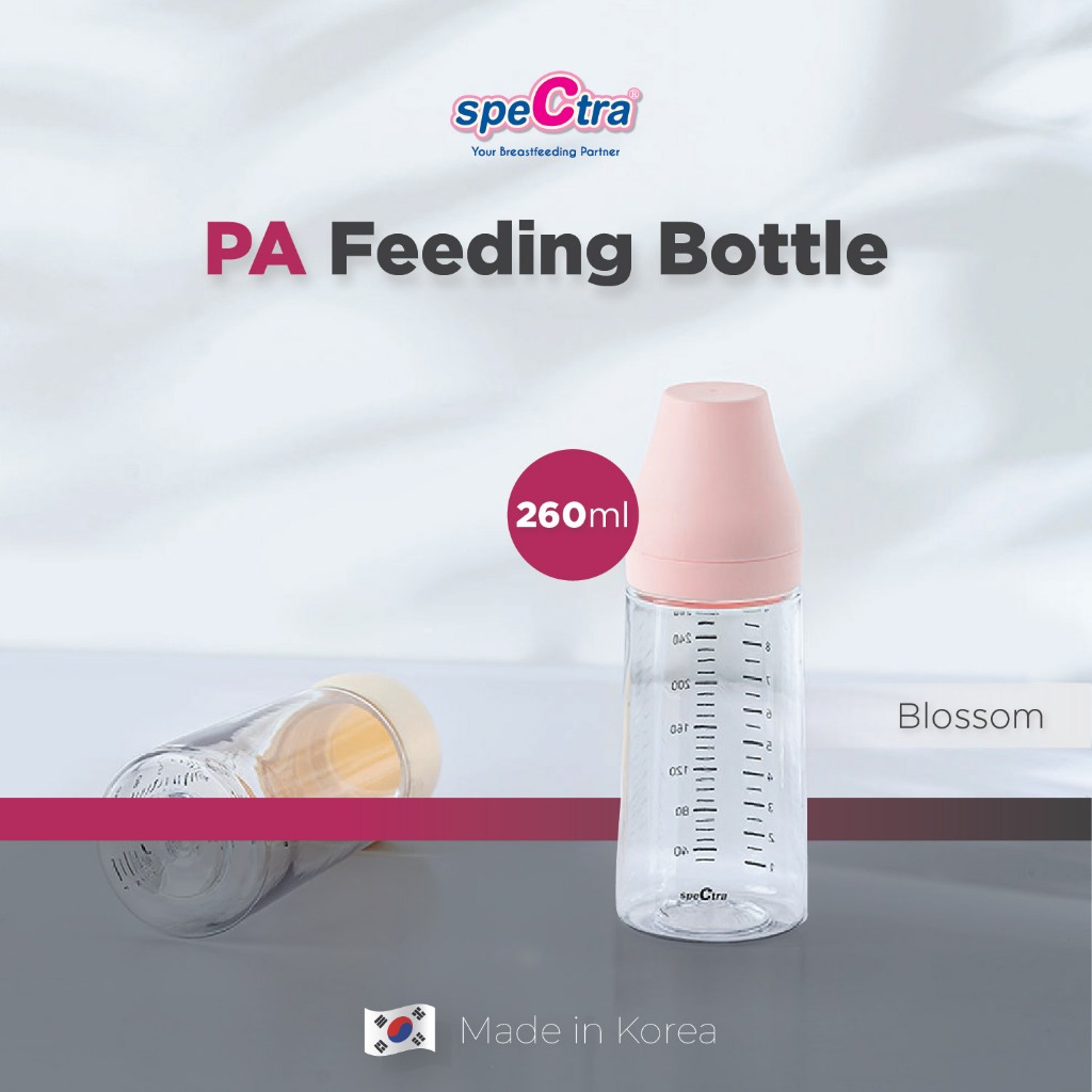 Botol Susu Bayi Spectra PA 260ml Polyamide BPA Free Tahan Panas Foto 8