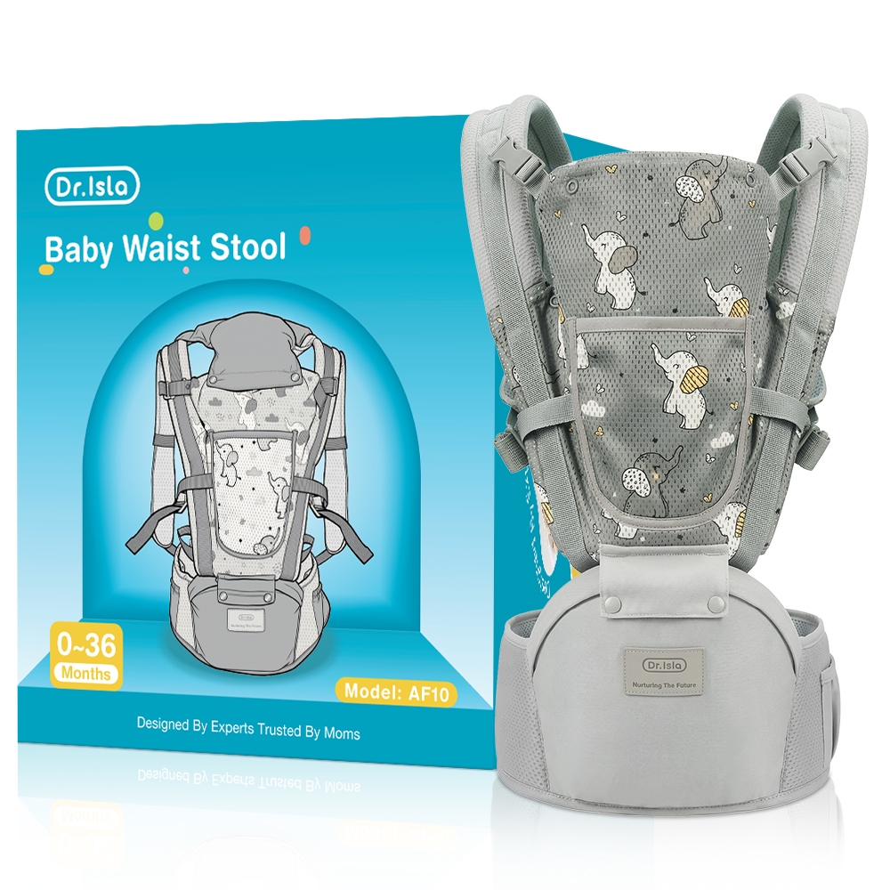 Gendongan Bayi Dr.isla BH03 Newborn Adjustable M Shape 3 Posisi dengan Celemek Katun 7A Foto 6