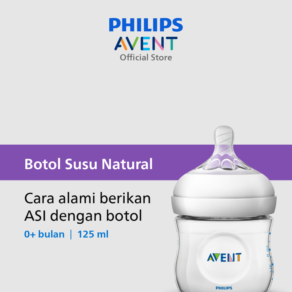 Philips Avent Natural 125ml Botol Susu Foto 4