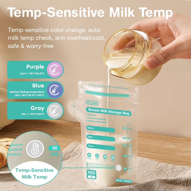 Kantong ASI Dr.isla Termokromik 150ml Foto 2
