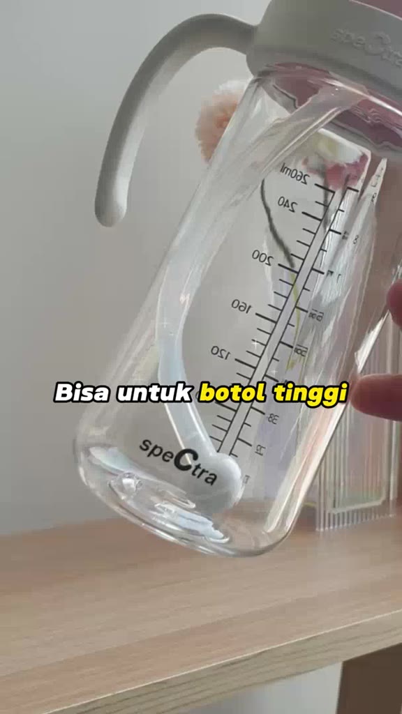 Sedotan Spectra Weighted Straw Set untuk Botol Susu Bayi 0-3 Bulan