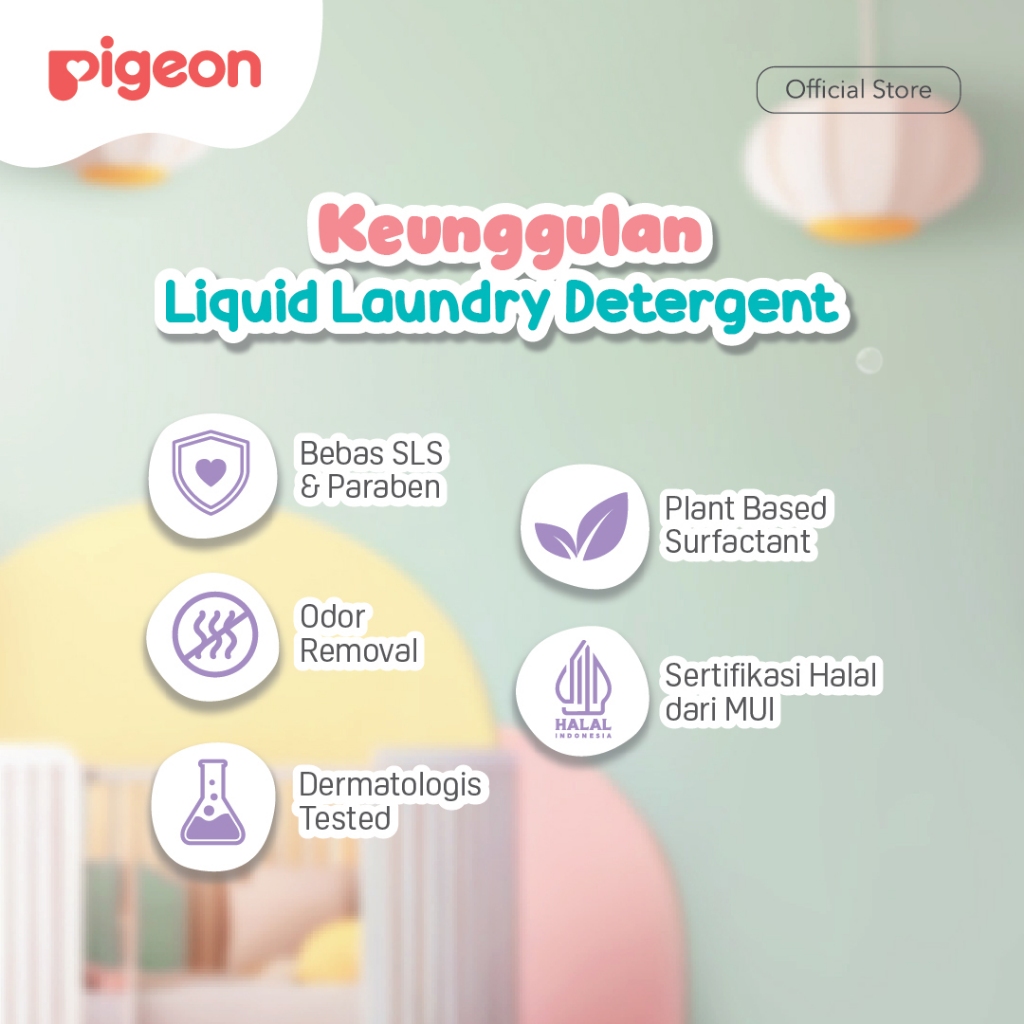 Paket Hemat Pigeon 2 Liquid Detergent 450ml + 1 Softener 400ml untuk Bayi Foto 4