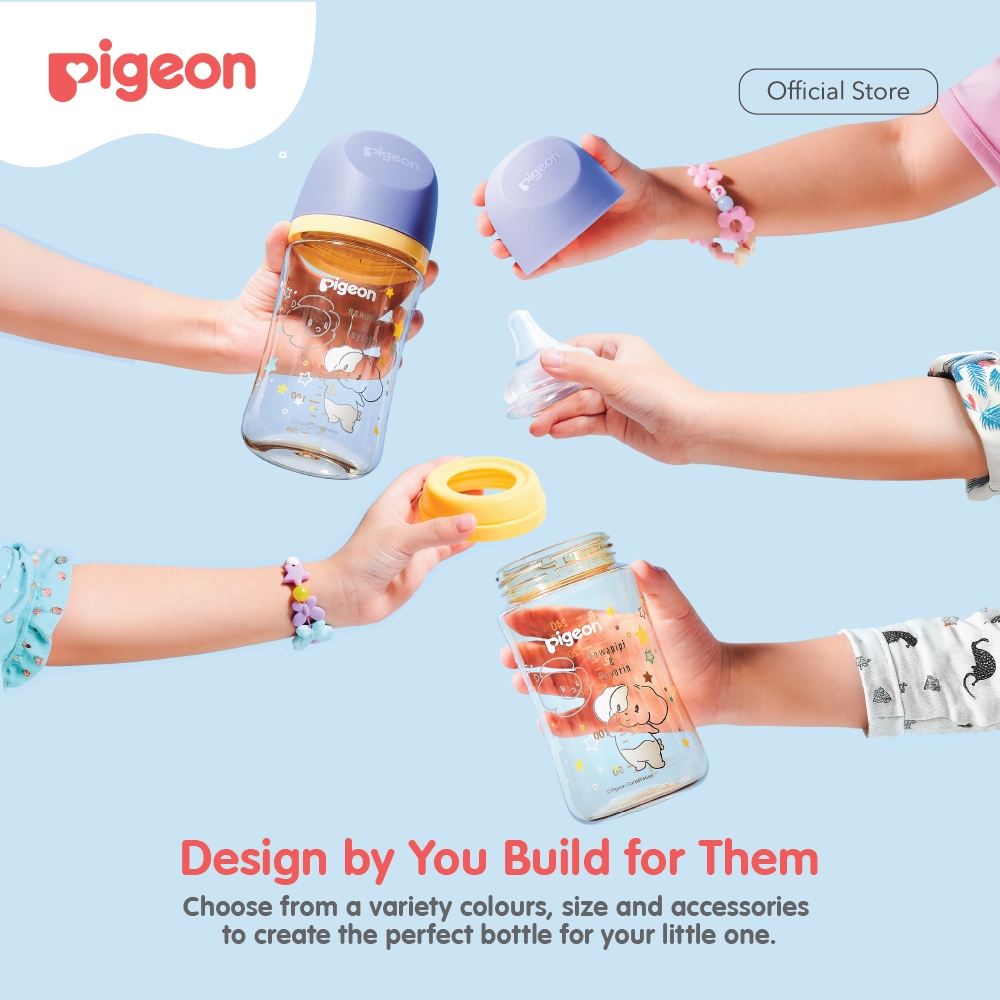 Hood Pigeon BYOB SofTouch Tutup Botol Susu Anti Debu Pilihan 6 Warna Foto 3